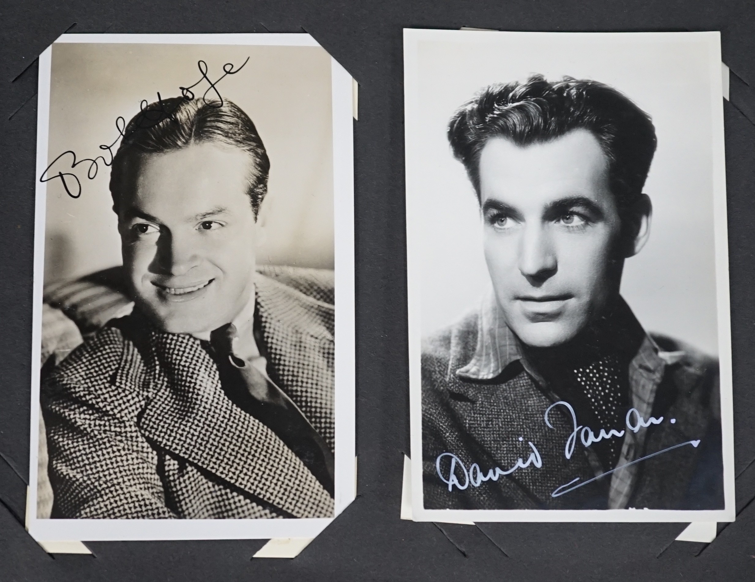 A large collection of Hollywood and British movie and music stars, 1930's to 1960's